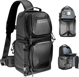K&F Concept Urban Wander 02 10L Hardshell Sling Crossbody