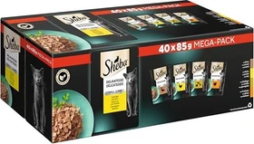 Sheba Delikatesse Geflügel Variation in Gelee, Multipack, 3.40kg (40x 85g)