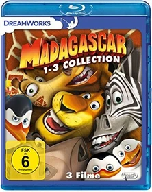 Madagascar 1-3 Collection (Blu-ray)