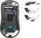 Cherry Xtrfy M42 / M42 Wireless Glass Skates, Mausgleiter, Litus White, grau/weiß Vorschaubild