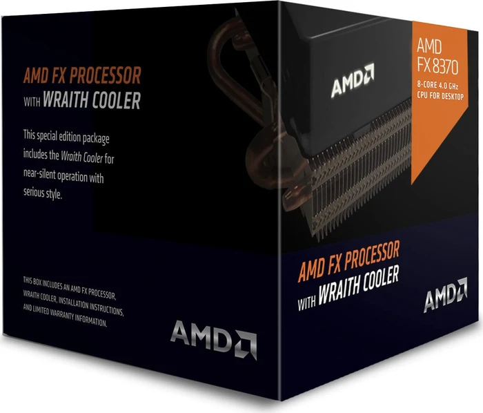 AMD FX-8370, 8C/8T, 4.00-4.30GHz, boxed mit AMD Wraith