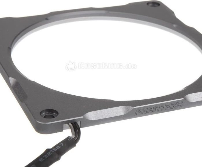 Phanteks Halos Lux Digital RGB LED 120mm Rahmen, Aluminium grau