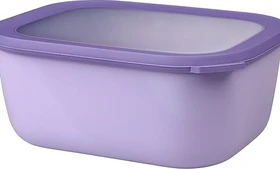 Mepal Multischüssel Cirqula rechteckig Aufbewahrungsbehälter 3l nordic lilac