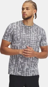 Under Armour Launch Printed Funktionsshirt kurzarm mod gray/titan gray/reflective (Herren)