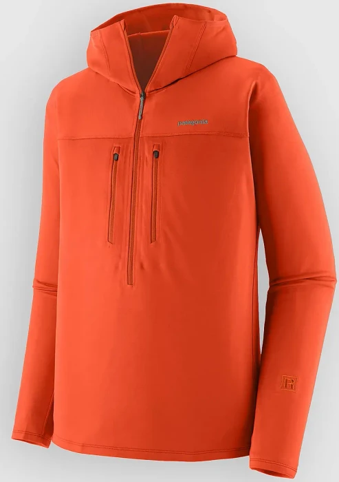 Patagonia R1 Ultralight Hoody Anorak coal orange (Herren)