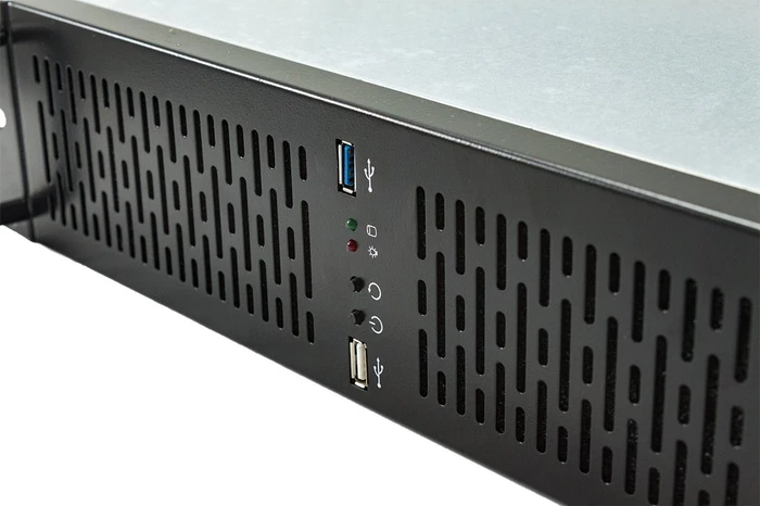Unykach UK 2129, schwarz/grau, 2HE, ATX