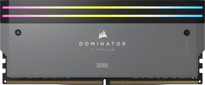 Corsair Dominator Titanium RGB grau UDIMM 64GB Kit, DDR5-6000, CL30-36-36-76