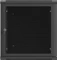 Lanberg WF01 Series 19" Wandschrank 12HE, hängend, Flatpack, Gitternetztür, IP20, RAL 9004, 600mm tief Vorschaubild