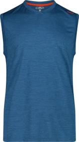CMP Piquestrick Funktionsshirt ärmellos ocean (Herren)