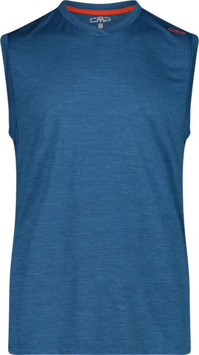 CMP Piquestrick Funktionsshirt ärmellos ocean (Herren)