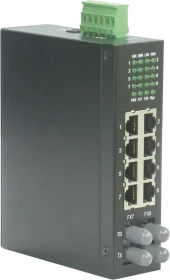 Roline Industrial Railmount Switch, 6x RJ-45, 2x RJ-45/ST-Duplex (21.13.1153)