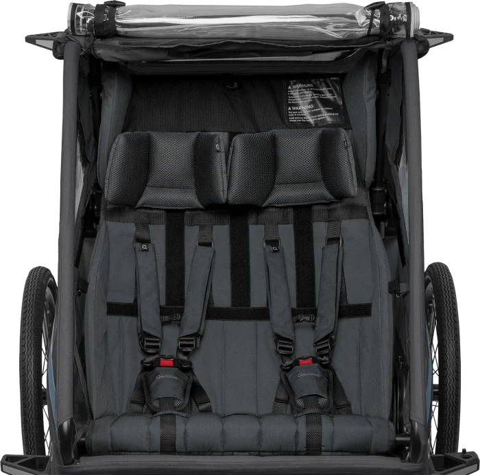 Qeridoo Kidgoo 2 Lite Fahrradanhänger navy blue (Modell 2026)