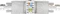 InLine Kabelverbinder RJ-45 Buchse/Verlegekabel Cat.6A, LSA, geschirmt, flach Vorschaubild