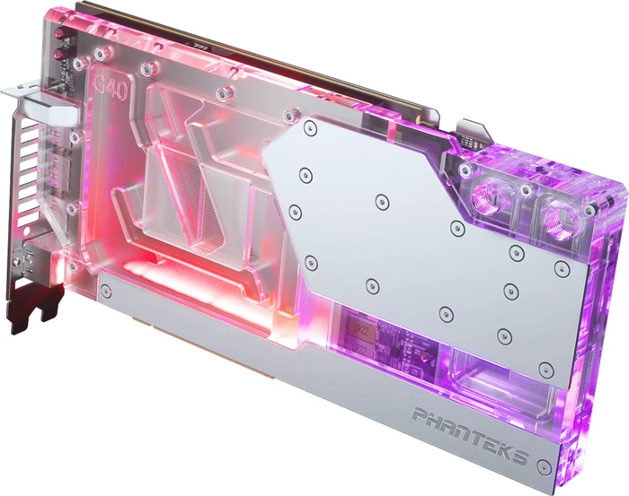 Phanteks Glacier G40 ASUS, RTX 4090 Strix & TUF chrome, mit Backplate