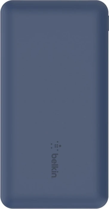 Belkin BoostCharge 3-Port Power Bank 10K + USB-A/USB-C Cable blau