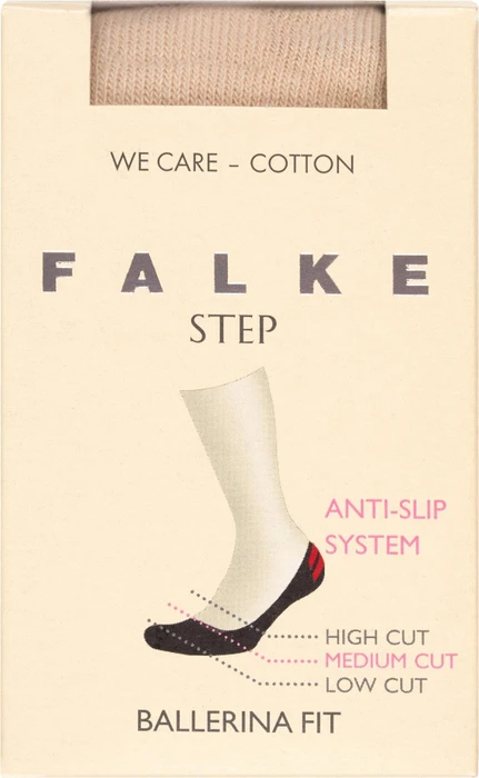 Falke Step Medium Cut Box Socken cream (Damen)