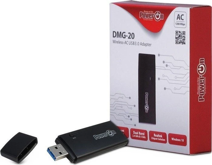 Inter-Tech DMG-20, 2.4GHz/5GHz WLAN, USB-A 3.0 [Stecker]