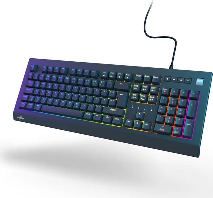 Hama uRage Exodus 600 Mechanical, schwarz, LEDs RGB, Outemu Red, USB, DE