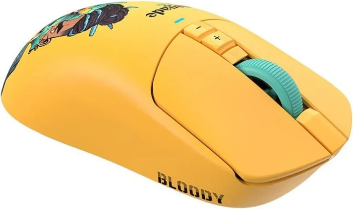 A4Tech Bloody R72 Ultra Duo Wireless Gaming Mouse mit Ladestation, Renegade Sunset, USB