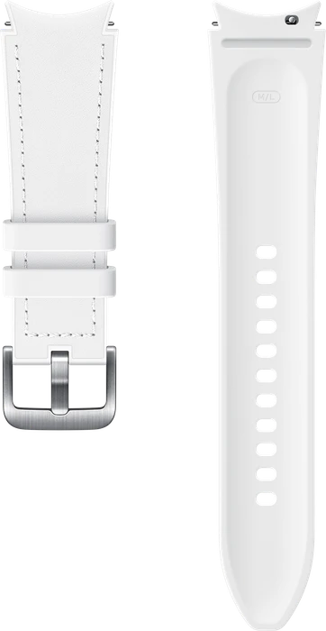 Samsung Hybrid Leather Band 20mm M/L weiß