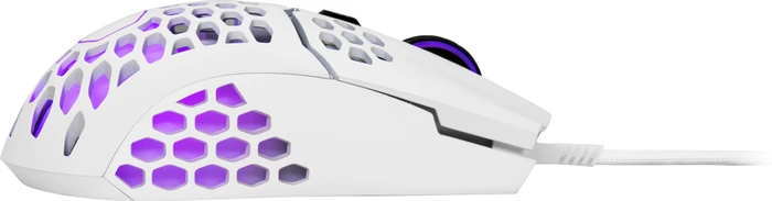 Cooler Master MasterMouse MM711 RGB Gaming Maus weiß matt, USB