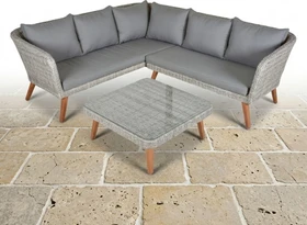 Garden Pleasure Pamplona Lounge-Set grau, 11-tlg.