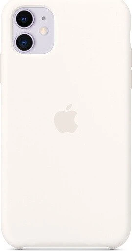 Apple Silikon Case für iPhone 11 weiß