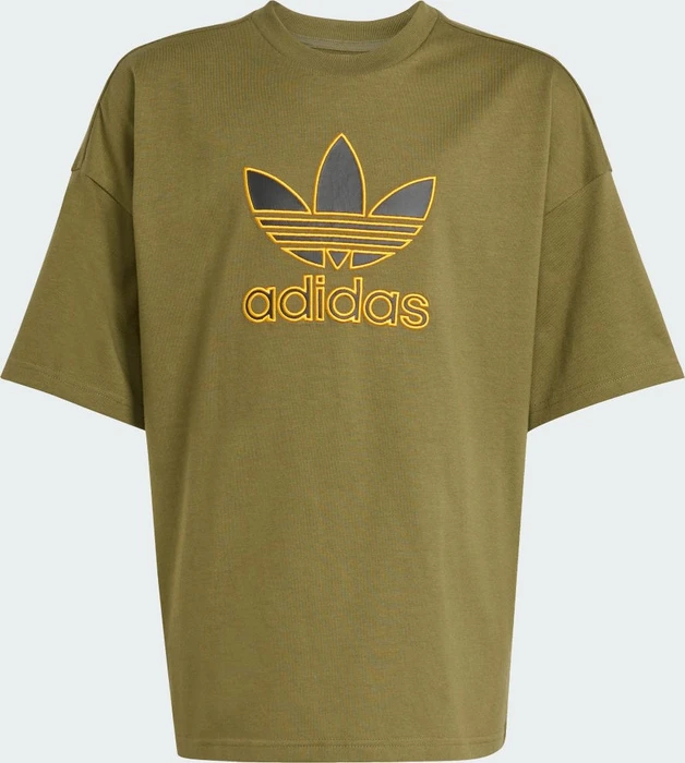 adidas Oversize Trefoil T-Shirt kurzarm focus olive (Junior)