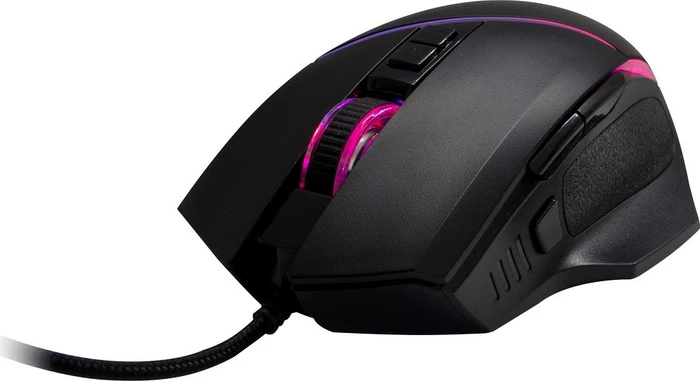 Inter-Tech Nitrox GT-100 RGB Gaming Maus schwarz, USB