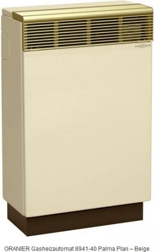 Oranier Palma Plan Erdgas 4.7kW Gas-Heizautomat beige