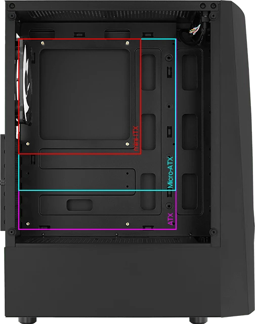 AeroCool Wave, Glasfenster