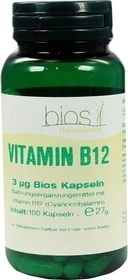 BIOS Naturprodukte Vitamin B12 3µg Kapseln, 100 Stück