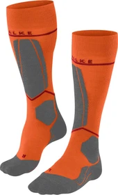 Falke SK4 Advanced Compression Light Skisocken flash orange (Herren)