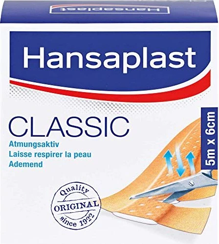 Hansaplast Classic, 6cm x 5m, 1 Stück