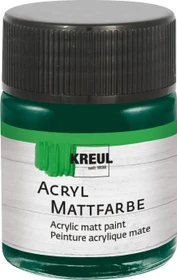 Kreul Acryl Mattfarbe, tannengrün, 50ml
