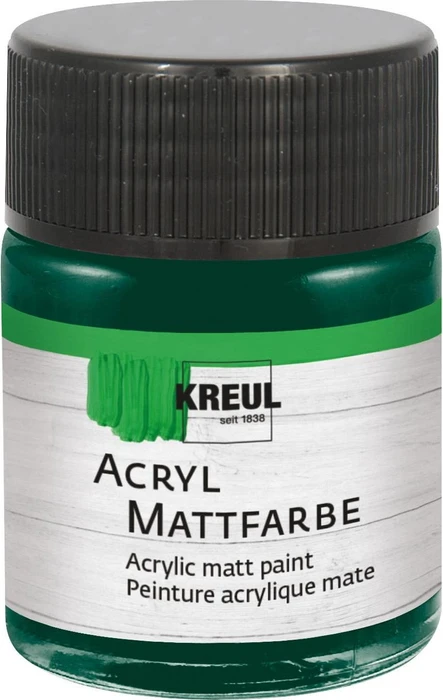 Kreul Acryl Mattfarbe, tannengrün, 50ml
