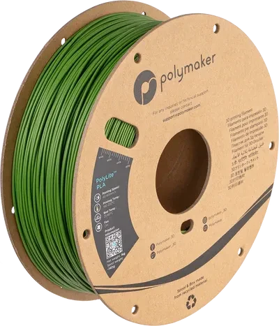 Polymaker PolyLite PLA, Jungle Green, Spule, 1.75mm, 1.00kg