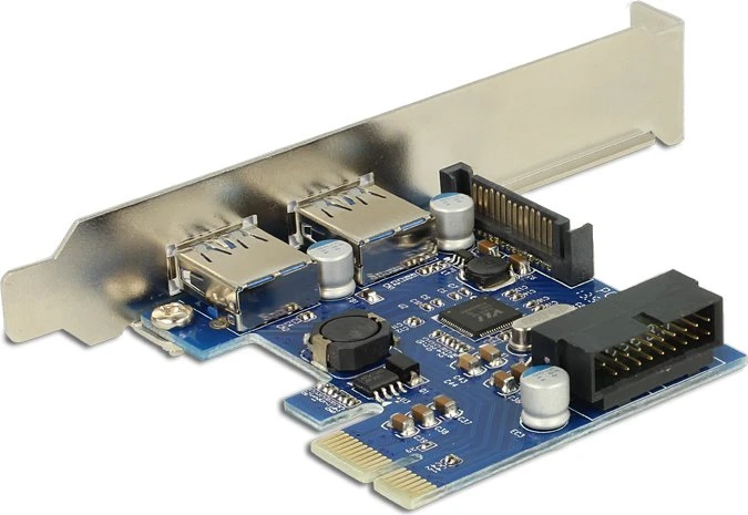 DeLOCK 2x USB-A 3.0, 1x USB 3.0 intern, PCIe x1