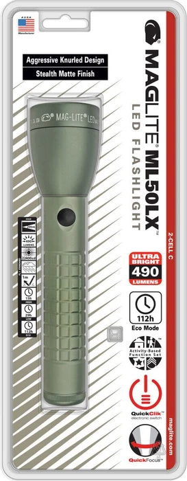 MAG-LITE ML50LX LED 2 Cell C Taschenlampe foliage green