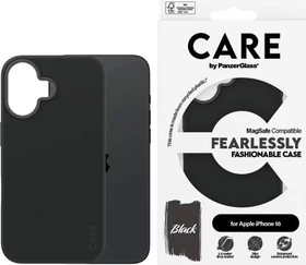 PanzerGlass Care Fashionable Case MagSafe für Apple iPhone 16 schwarz