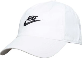 Nike Club unstrukturierte Futura Wash Kappe weiß/schwarz