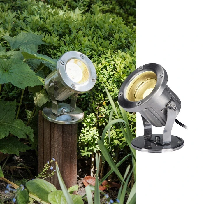 SLV Nautilus 10 Spot LED Gartenspot edelstahl