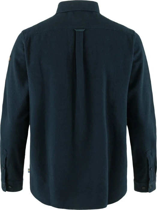 Fjällräven Övik Twill Hemd langarm dark navy (Herren)