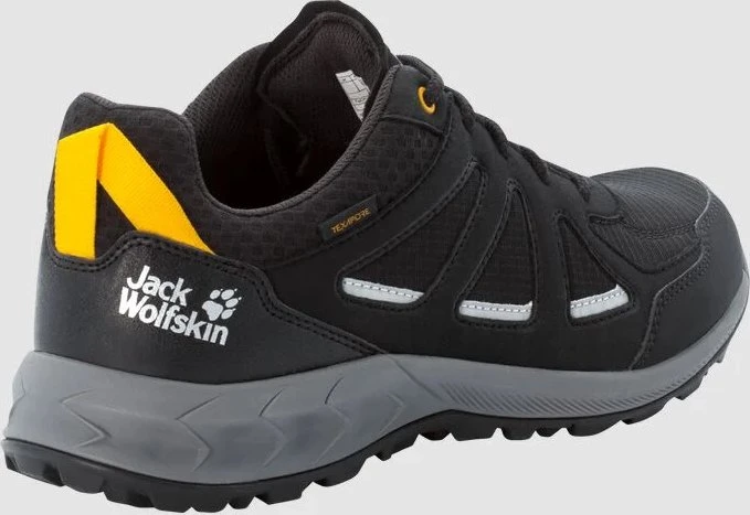 Jack Wolfskin Woodland 2 Texapore Low black/burly yellow xt (Herren)