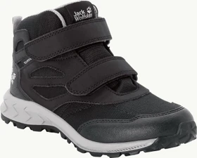 Jack Wolfskin Woodland Texapore Mid VC schwarz/grau (Junior)