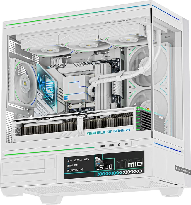 Thermalright TL-M10W Vision White, weiß, Glasfenster