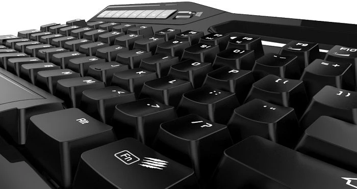 MadCatz S.T.R.I.K.E. TE, schwarz/blau, Kailh BROWN, USB, DE
