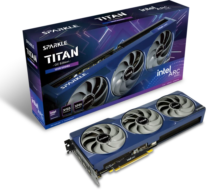 Sparkle Arc B580 TITAN OC, SB580T-12GOC, 12GB GDDR6, HDMI, 3x DP
