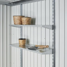 Biohort Regalböden für Gerätehaus 72x43.5x7cm, 2 Stück