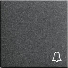 Gira System 55 Wippe mit Symbol Klingel, anthrazit